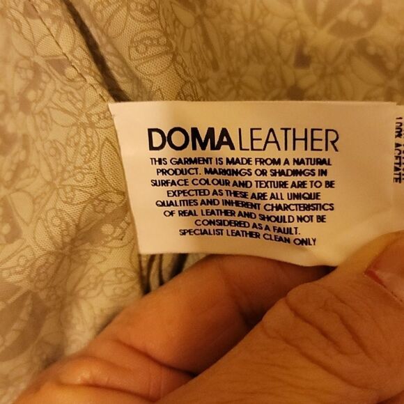 - Doma aviator leather jacket size xs - Picture 12 of 15